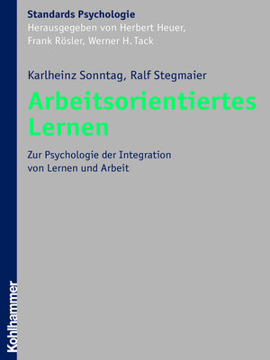 cover image of Arbeitsorientiertes Lernen